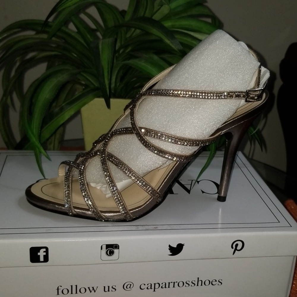 Caparros Womens Helena Fabric Open Toe Special, Mu